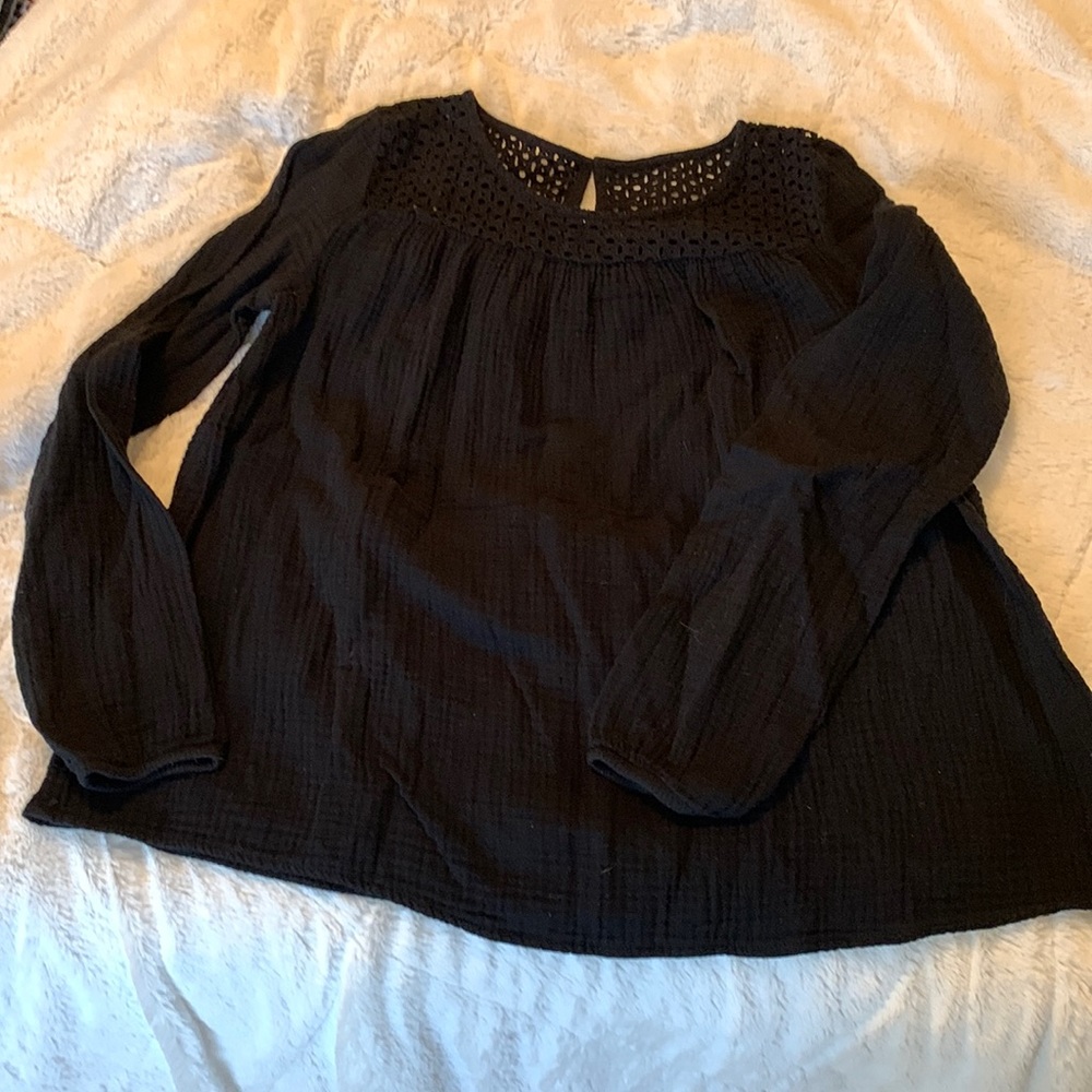 XL Black long sleeve shirt